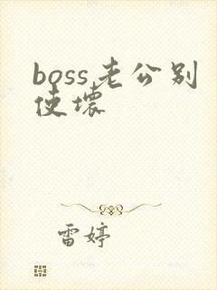 boss老公别使坏