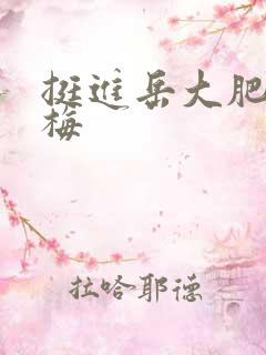 挺进岳大肥屁丽梅