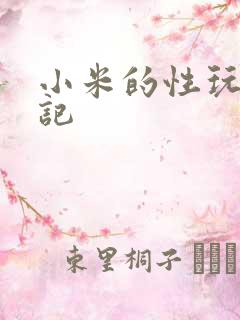小米的性玩具日记