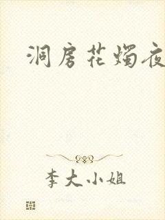 洞房花烛夜小说