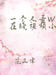 一个人看WWW在线视频小说