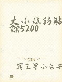 大小姐的贴身保镖5200