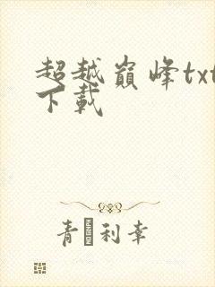 超越巅峰txt下载