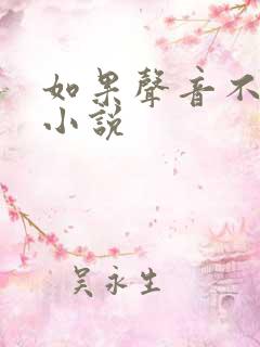 如果声音不记得小说