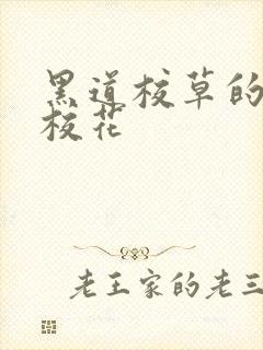 黑道校草的黑道校花