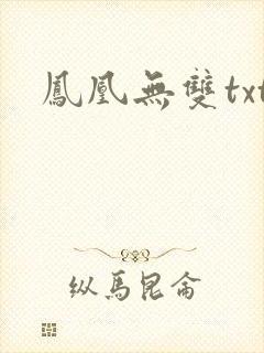 凤凰无双txt