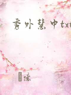 秀外慧中txt