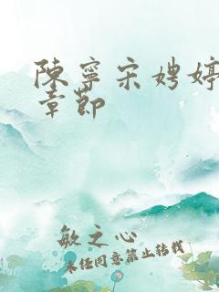 陈宁宋娉婷最新章节