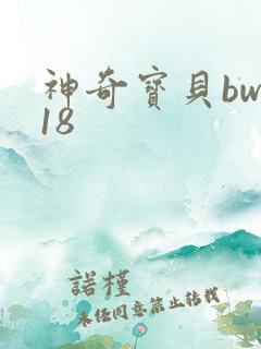 神奇宝贝bw118