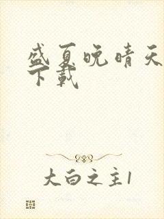 盛夏晚晴天全集下载