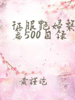 征服艳妇系列短篇500目录