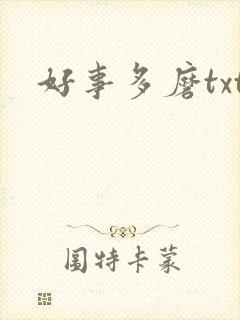 好事多磨txt