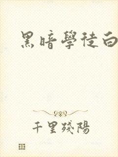 黑暗学徒白开水