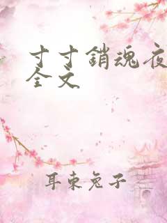 寸寸销魂夜春光全文