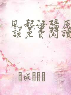 风起洛阳原著小说免费阅读