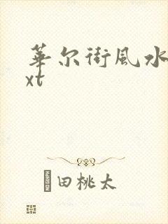 华尔街风水师txt