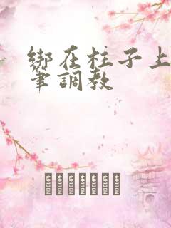 绑在柱子上用毛笔调教