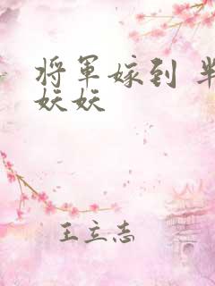 将军嫁到 半袖妖妖