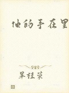 他的手在里面动