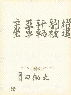 宋亚轩刘耀文乘坐车辆被追尾