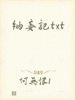 纳妾记txt