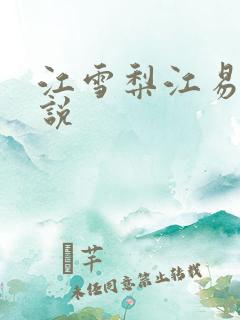 江雪梨江易山小说