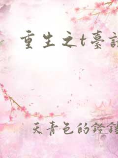 重生之t台诱惑