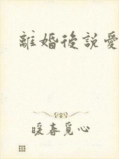 离婚后说爱我