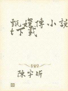 甄嬛传小说txt下载