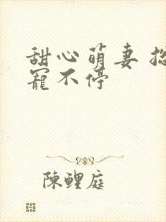 甜心萌妻 总裁宠不停