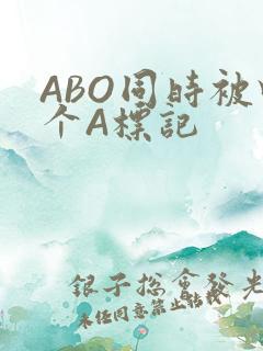 ABO同时被四个A标记