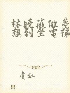 林晓薇做梦也没想到坐电梯到小区物业