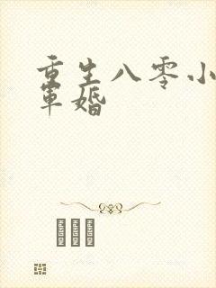 重生八零小媳妇军婚