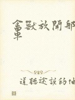 禽兽放开那辆跑车