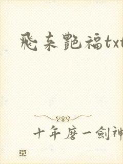 飞来艳福txt
