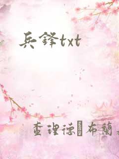 兵锋txt