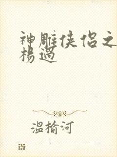 神雕侠侣之我是杨过