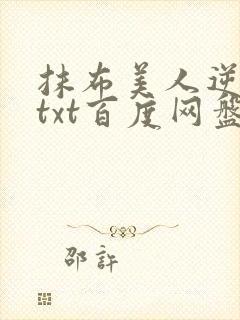 抹布美人逆袭记txt百度网盘