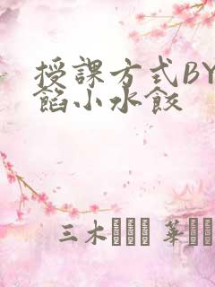 授课方式BY肉馅小水饺