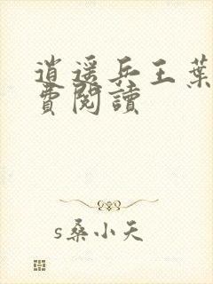 逍遥兵王叶成免费阅读