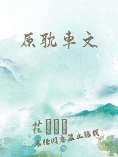 原耽车文
