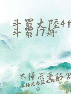 斗罗大陆4终极斗罗17册