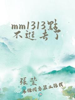 mm1313点不进去了