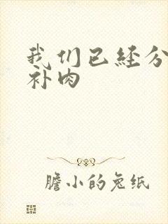 我们已经分手了补肉