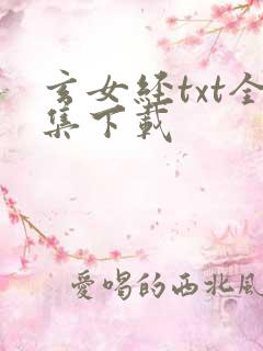 玄女经txt全集下载