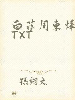 白菲周东烨小说TXT