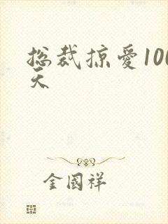 总裁掠爱100天