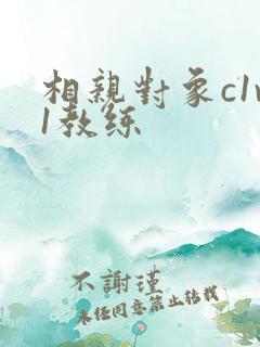 相亲对象c1v1教练