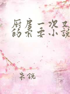 厨房一次又一次的索要小说