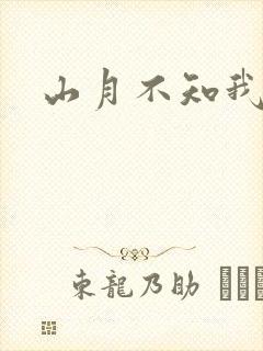 山月不知我心事